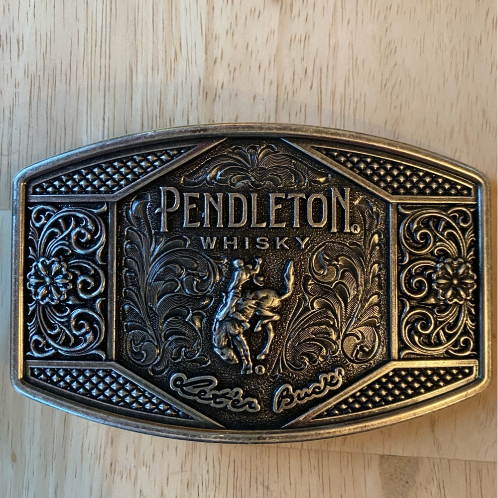 Montana Silversmiths Pendleton Whiskey belt buckle